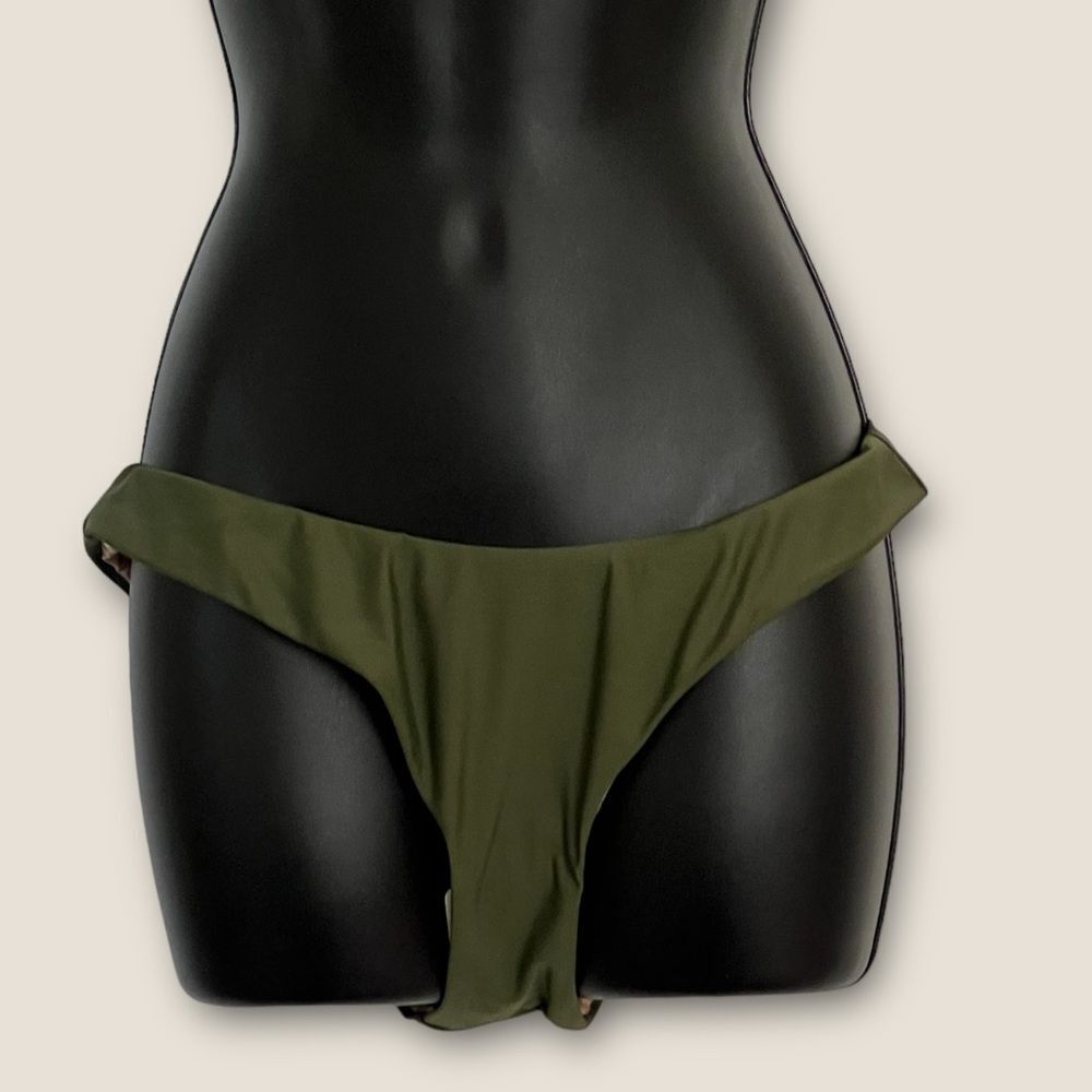 Olive green bikini bottom size Small , NWT